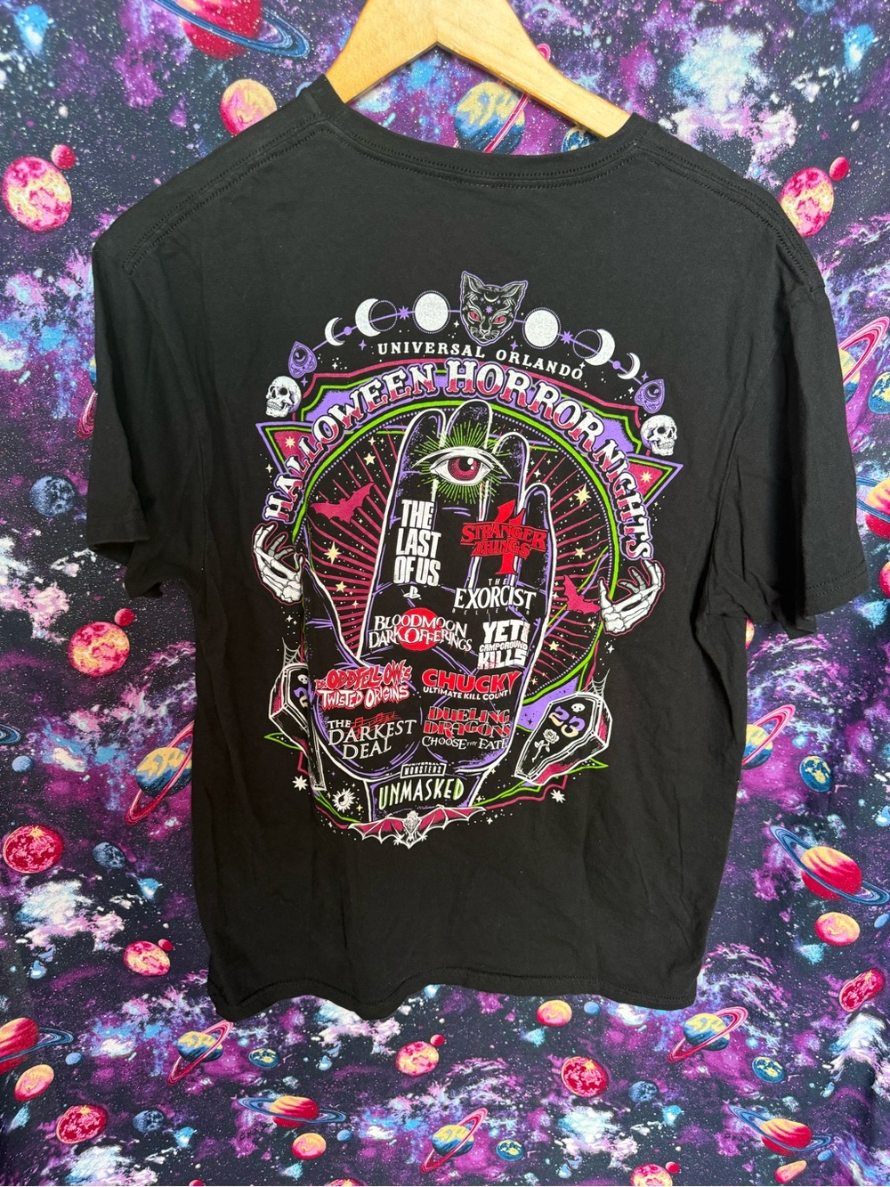 Halloween Horror Nights 2023 Black Graphic Tee